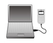usb phone with laptop