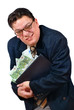 greedy business man. greedy business man.