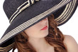 woman wearing a hat