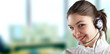 beautiful customer representative