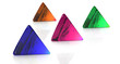 pyramides de verre