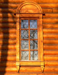 old wooden church window