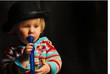 girl with flute