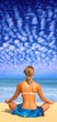 meditating by the sea