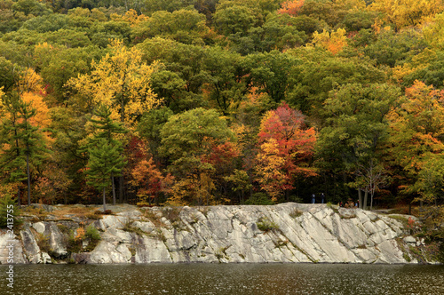 Photo: fall colors at hessian lake fall colors at hessian lake