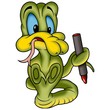 cobra and way-crayon