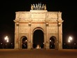paris - l'arc de triomphe du carrousel du louvre