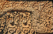 carvings in banteay srei temple