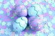 colorful easter eggs
