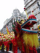 chinese dragon dancing
