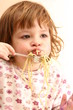 eating pasta