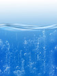 blue water