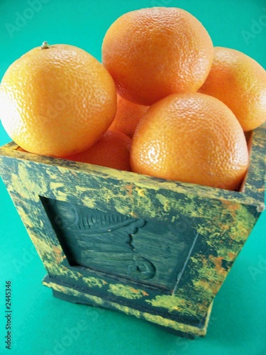 Photo: orange basket arrangement orange basket arrangement