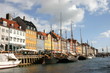 nyhavn street and chanel in copenhagen, denmark