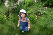 baby in the garden