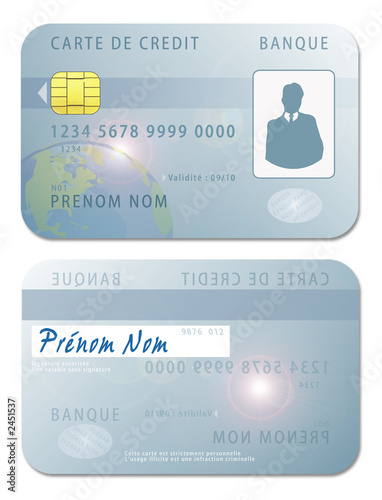 Vrai Photo Carte Bancaire Recto Verso "carte de crédit recto/verso" photo libre de droits sur la banque d