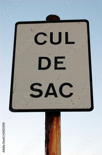 signalisation : cul de sac