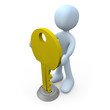 key in keyhole key in keyhole