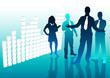 business team and graph business team and graph