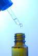 medical dropper and flask
