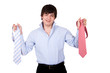busines men at suit and tie