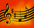 music notes background