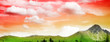 beautiful mountain in sunset beautiful mountain in sunset