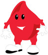 a happy blood drop a happy blood drop