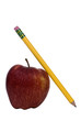 education series (apple and pencil)