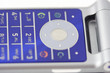 blue cell phone pad