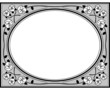 pansy frame b/w on gray pansy frame b/w on gray