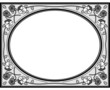 pansy frame grayscale pansy frame grayscale