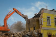 demolition of an old house