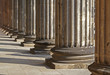 rows of greek columns to infinity
