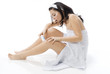 shaving legs