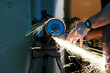 photo cutting pipes for waterworks