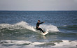 surfer making a forehand