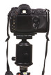 digital camera dslr on tripod