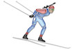 piktogramm aqua: biathlon