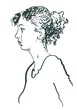 figure of the girl.