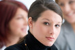 Foto: young business woman and her team young business woman and her team