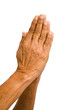 Photo: old hands praying old hands praying