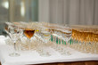 glasses with wine glasses with wine