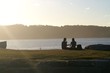 loving couple picnic
