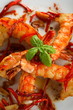 oven shrimps with chili oven shrimps with chili