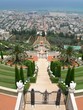 vue de haïfa depuis les jardins du temple bahaï