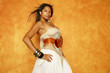 beautiful multiracial woman