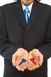 businessman with keys