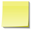 blank post-it pad