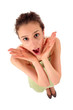 woman in shock